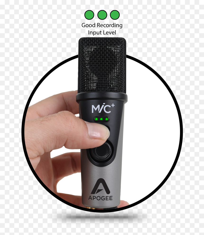 Studio Mic Png - Apogee Mic Plus Blend, Transparent Png - recording studio png