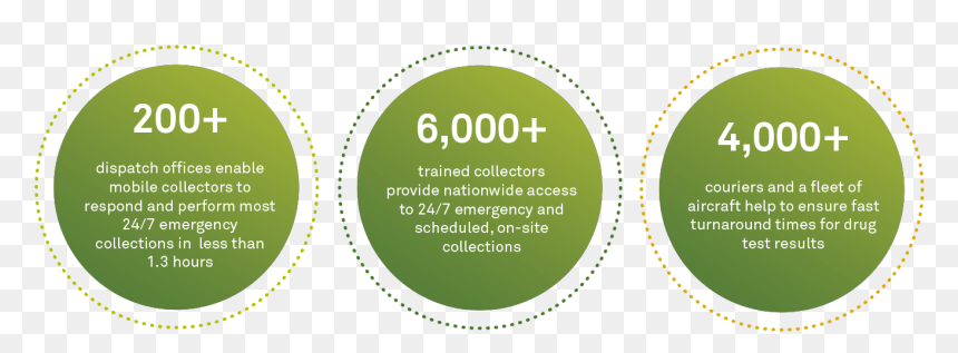 Emergency Collection Infographic - Circle, HD Png Download - quest diagnostics logo png