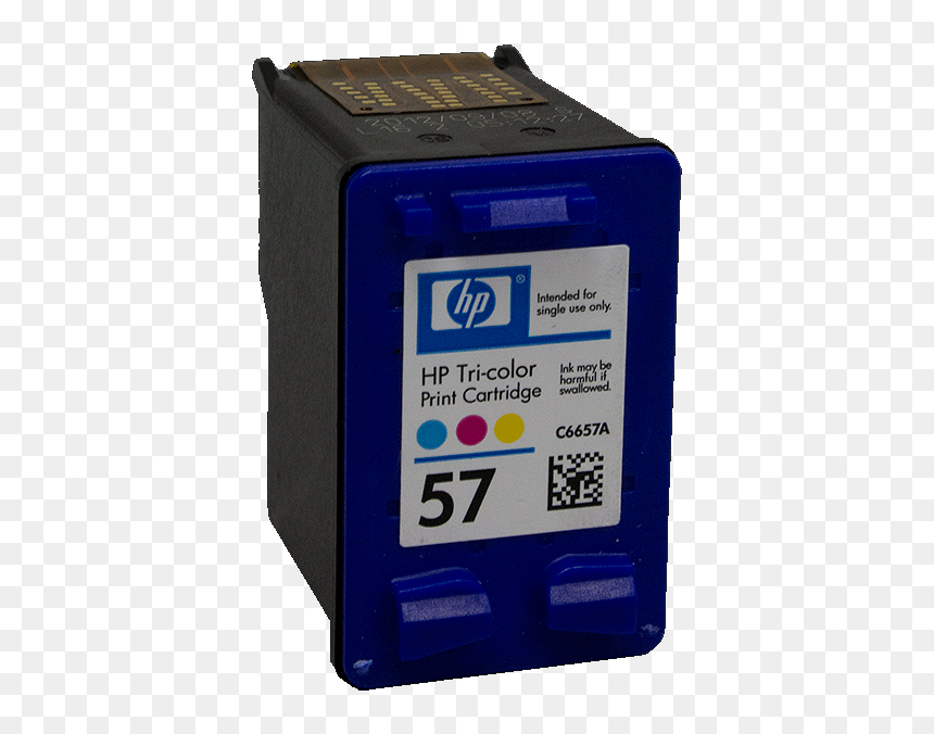 Hp 57 Cartridge, HD Png Download - tricolor png