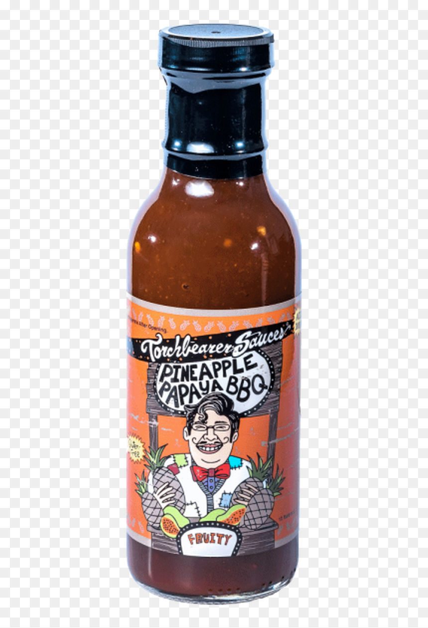 Pineapple/papaya Bbq Sauce - Beer Bottle, HD Png Download - papaya juice png