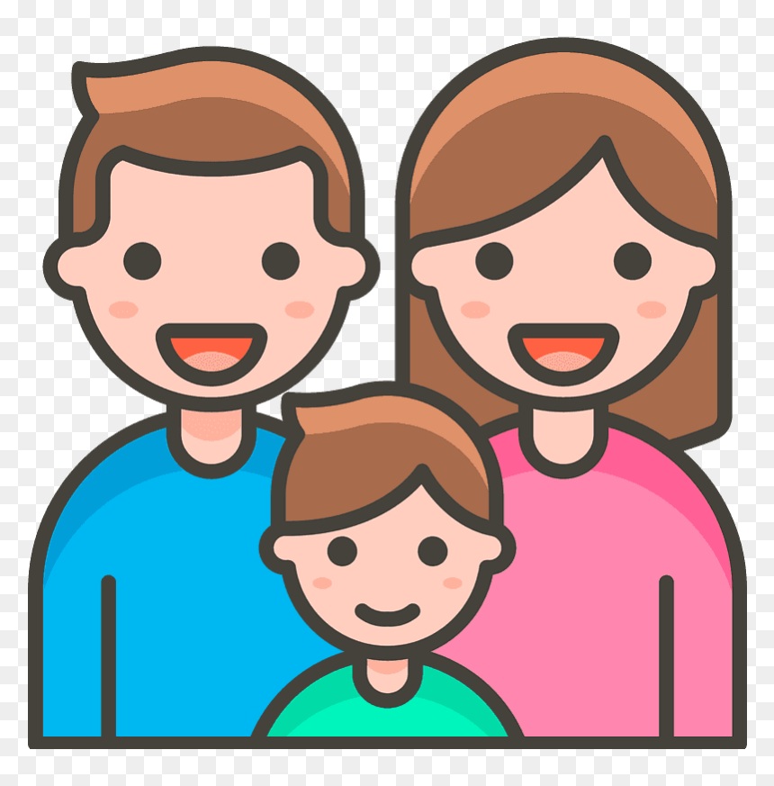 Transparent Happy Man Png - Familia Emoji Png, Png Download - boy emoji png