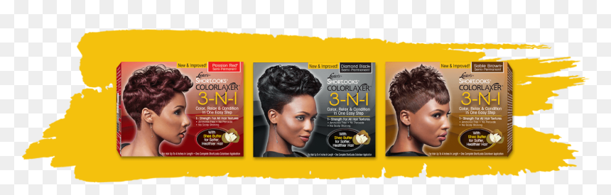 Colorlaxer Relaxer Kit Products - Kids Relaxer Banner, HD Png Download - hair textures png