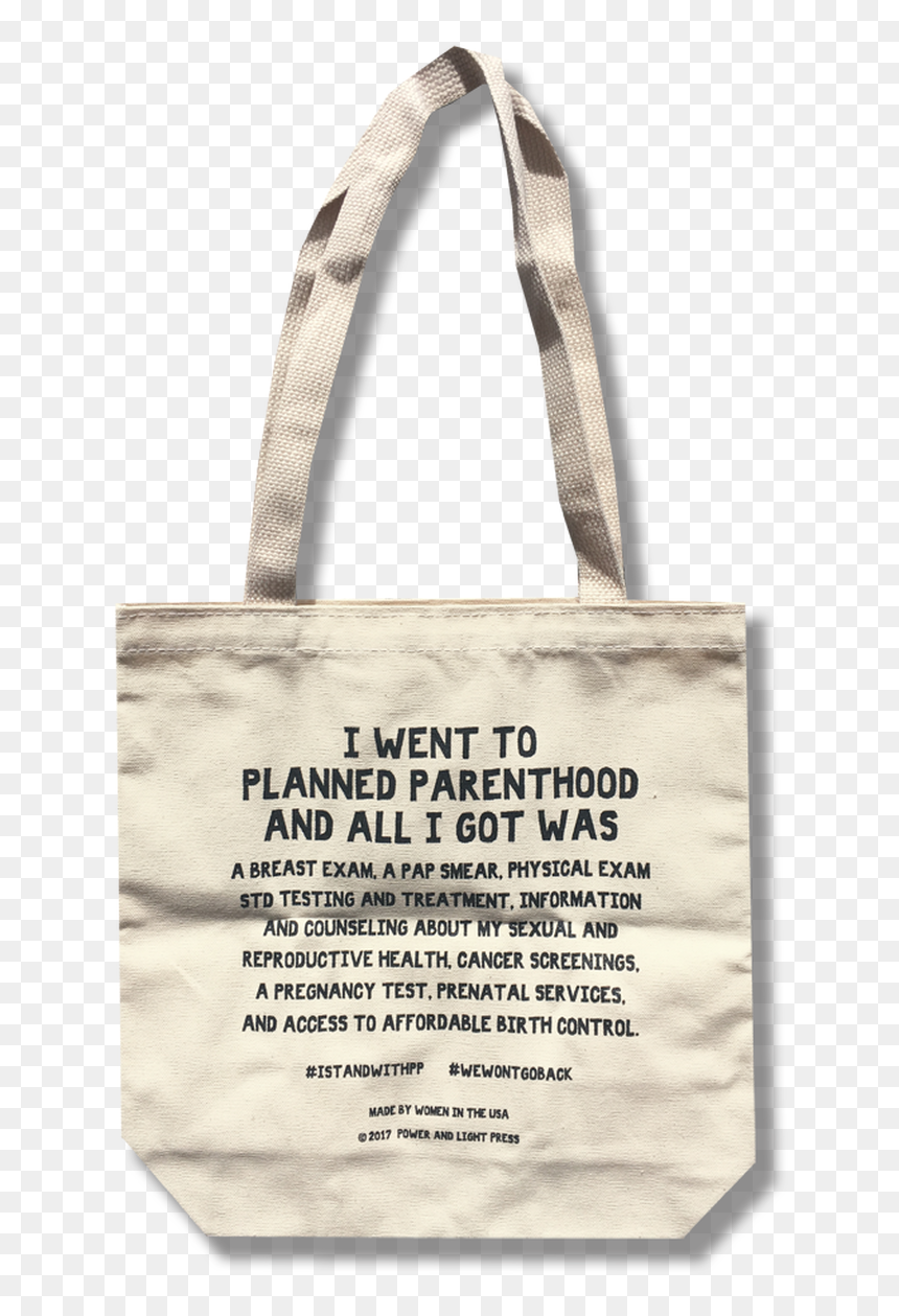 Tote Bag, HD Png Download - planned parenthood logo png