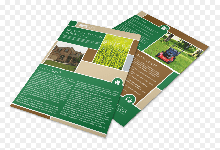 Elite Lawn Care Flyer Template Preview - Artificial Turf, HD Png Download - lawn care png