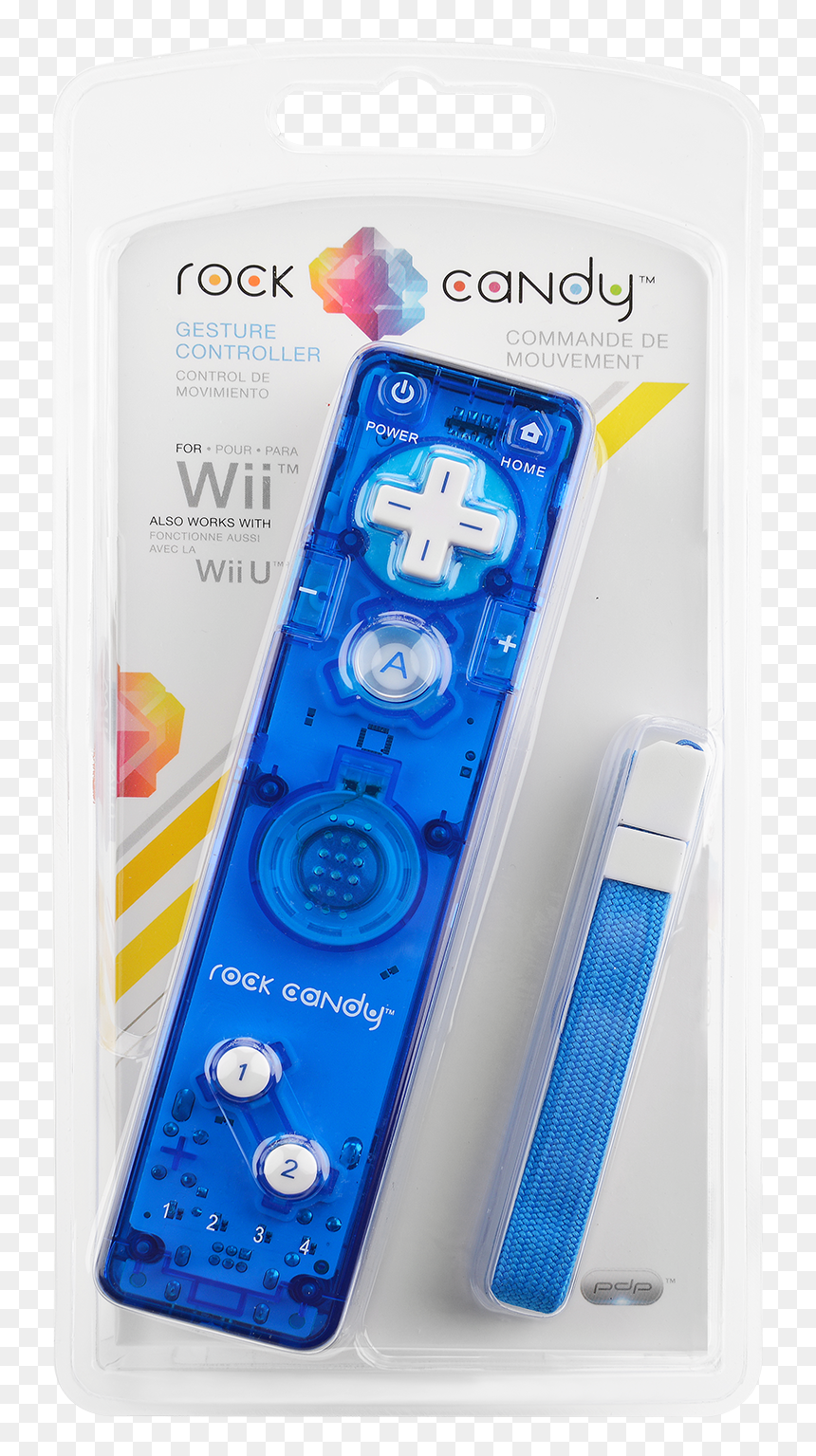 Rock Candy Wii U Remote Purple, HD Png Download - wii controller png