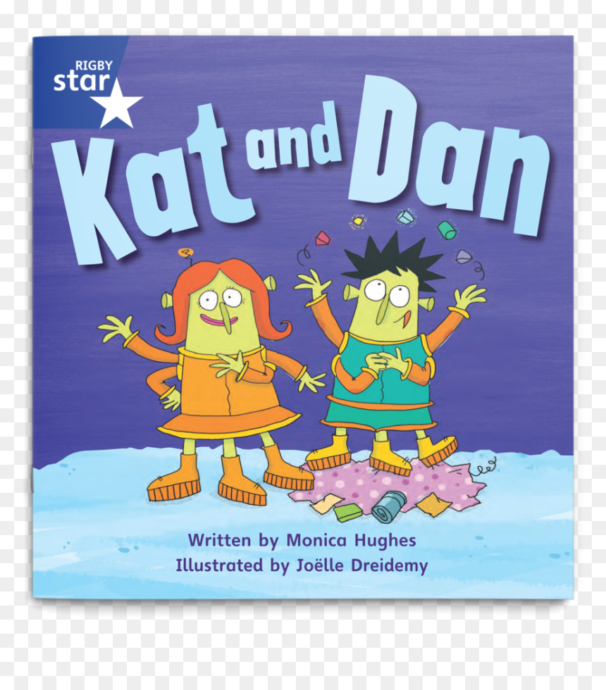 Kat And Dan Rigby Star Phonics Readers Phase 2, HD Png Download - rigby png