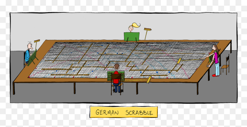 German Scrabble, HD Png Download - rigby png