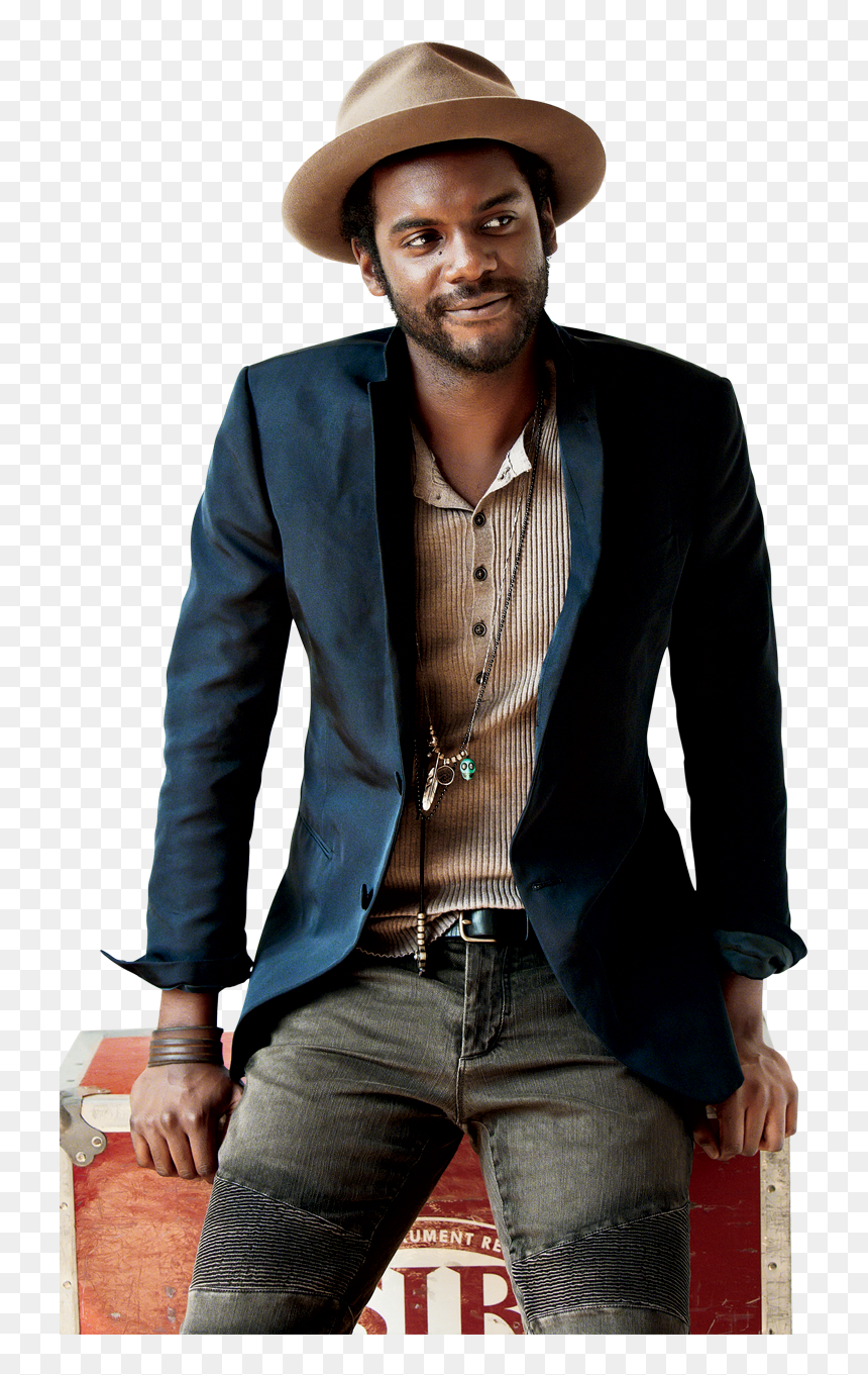 This Image May Contain Clothing Apparel Human Person - Black Blues Guitarist Modern, HD Png Download - gary johnson png