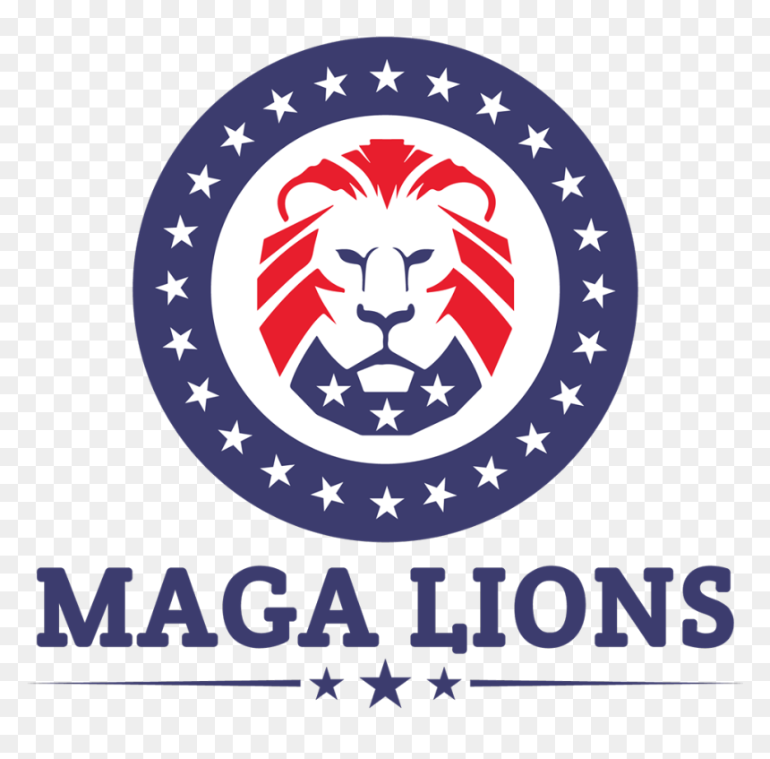 Maga Lion , Png Download - White Supremacist Lion Logo, Transparent Png - maga png