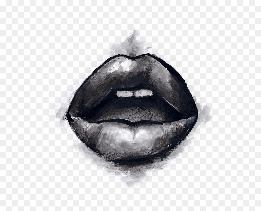 Lip Injection Drawing , Png Download - Sketch, Transparent Png - injection png