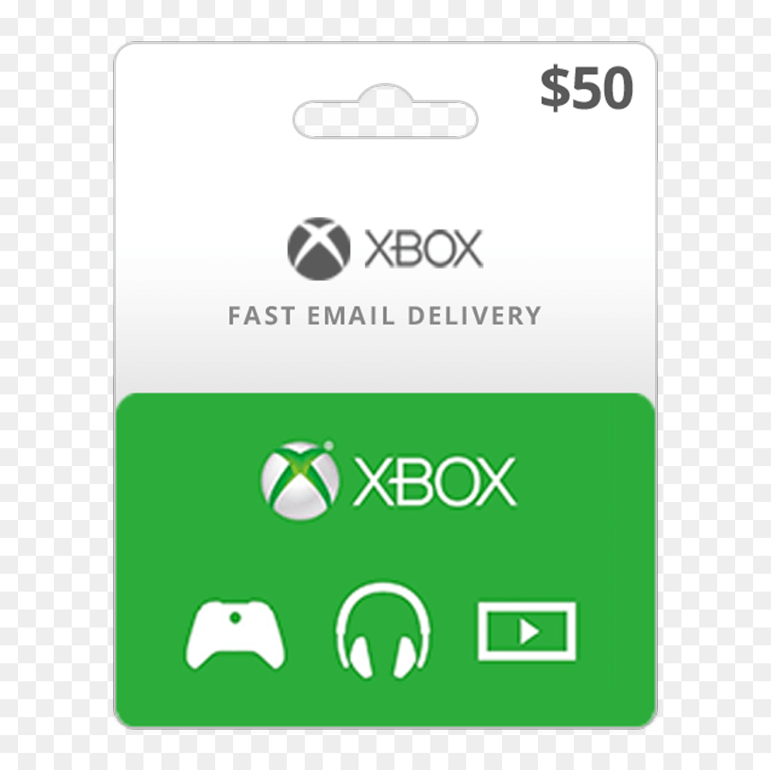 Xbox 15$ Gift Card, HD Png Download - $50 png