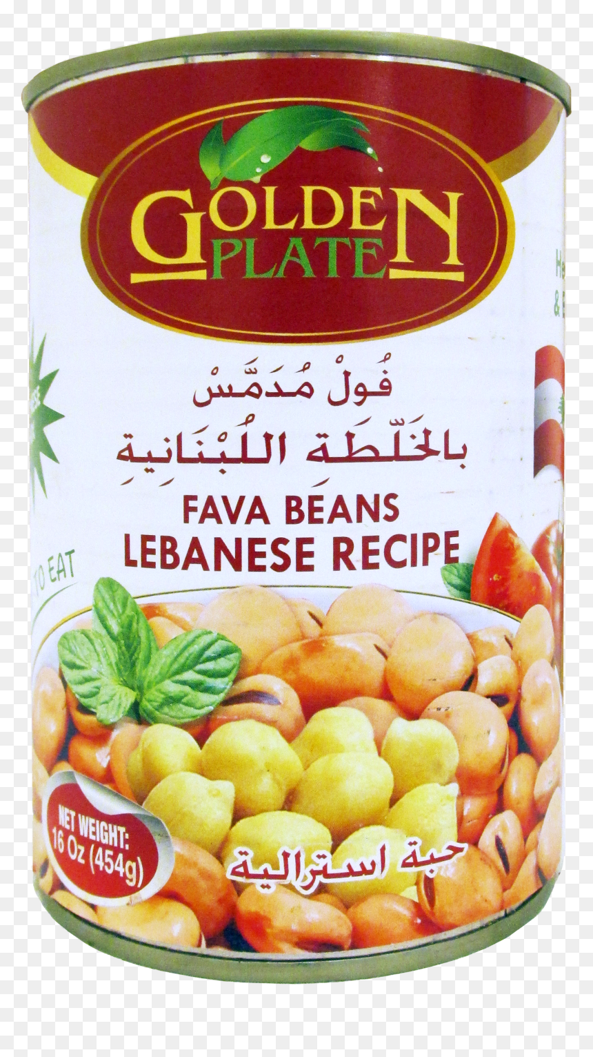 Golden Plate Fava Beans Lebanese Recipe "
 Title="golden - Golden Plate Fava Beans, HD Png Download - can food png