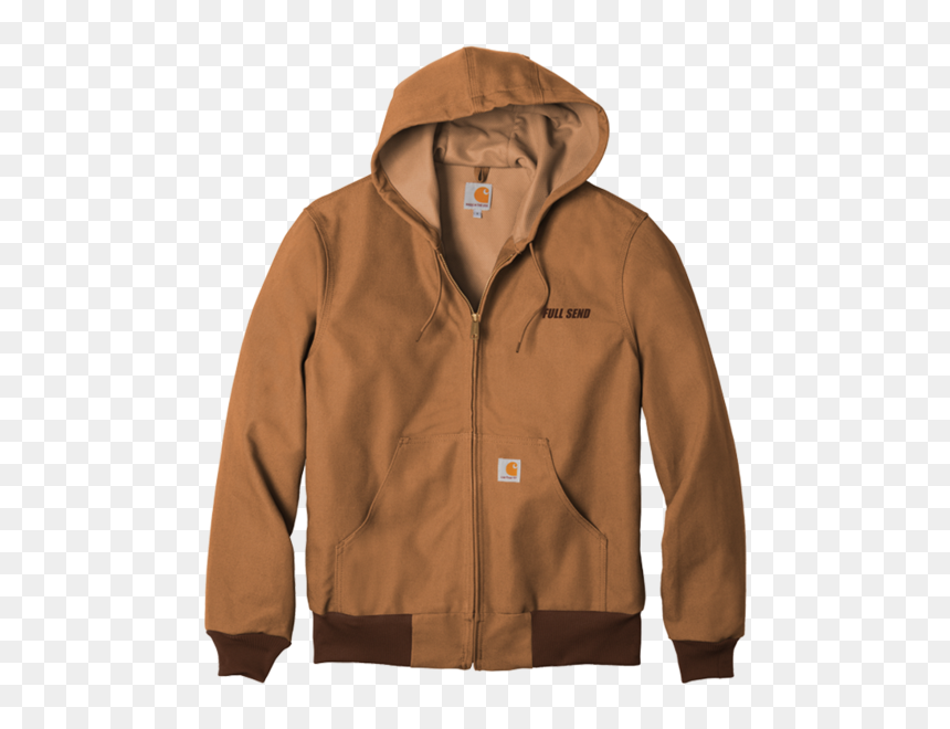 Carhartt Duck Thermal Lined Active Jacket Brown, HD Png Download - png full