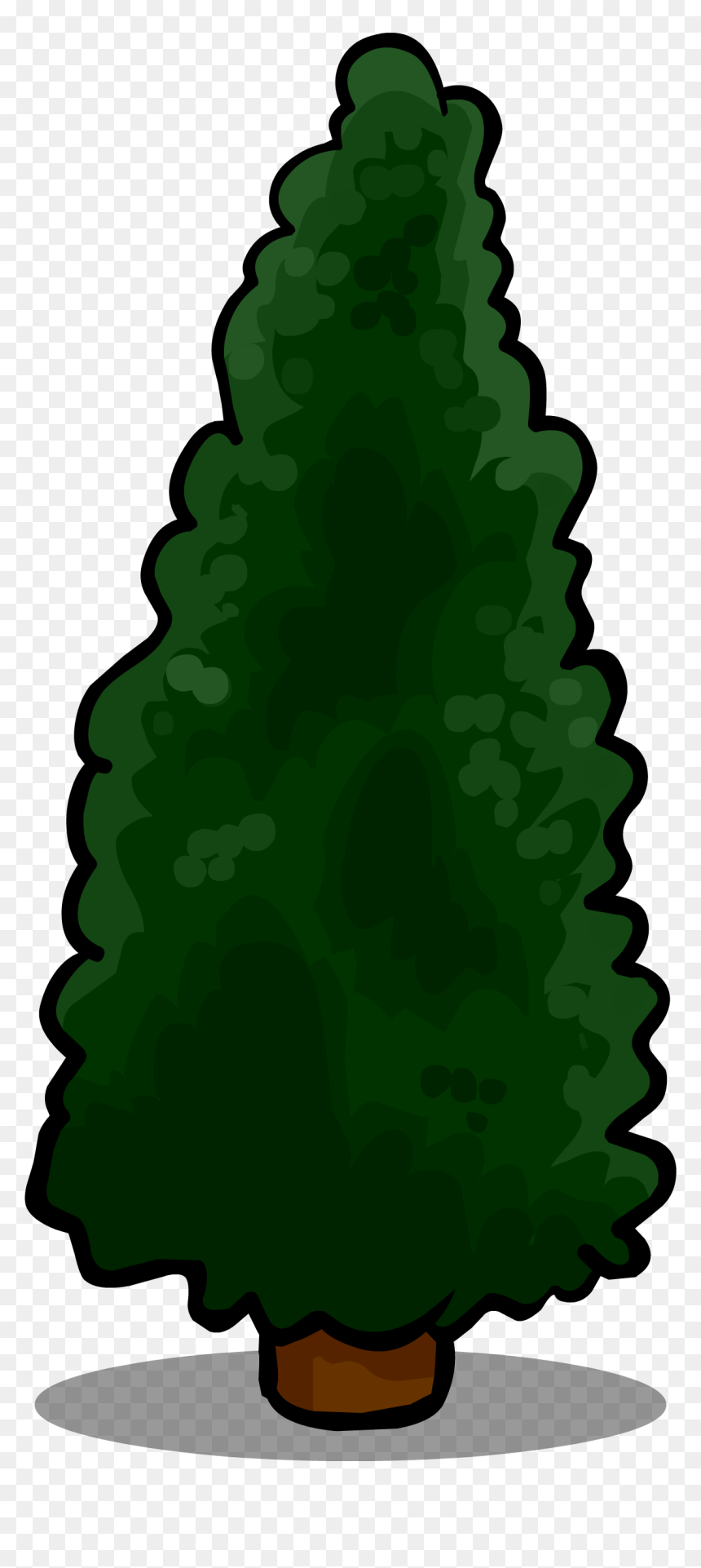 Transparent Hedge Clipart - Club Penguin Tree Furniture, HD Png Download - arbusto png