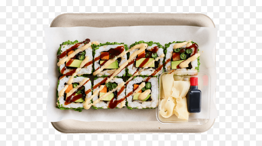 This Sushi Chain Just Increased Its Vegan Menu Options - California Roll, HD Png Download - veg dishes png