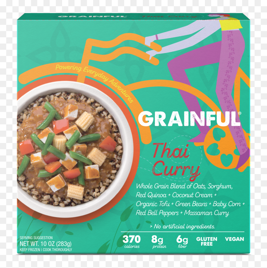 Thai Curry Heads Up Pic - Grainful Thai Curry, HD Png Download - veg dishes png