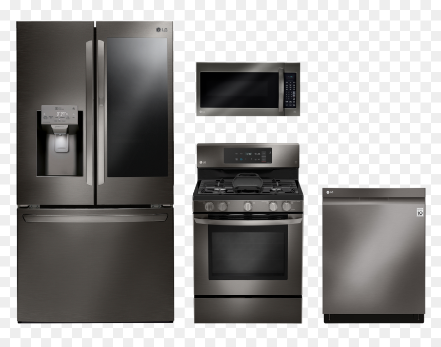 Appliances Home In Duluth Transparent Background - لوازم خانگي سامسونگ مشكي, HD Png Download - home appliances png images