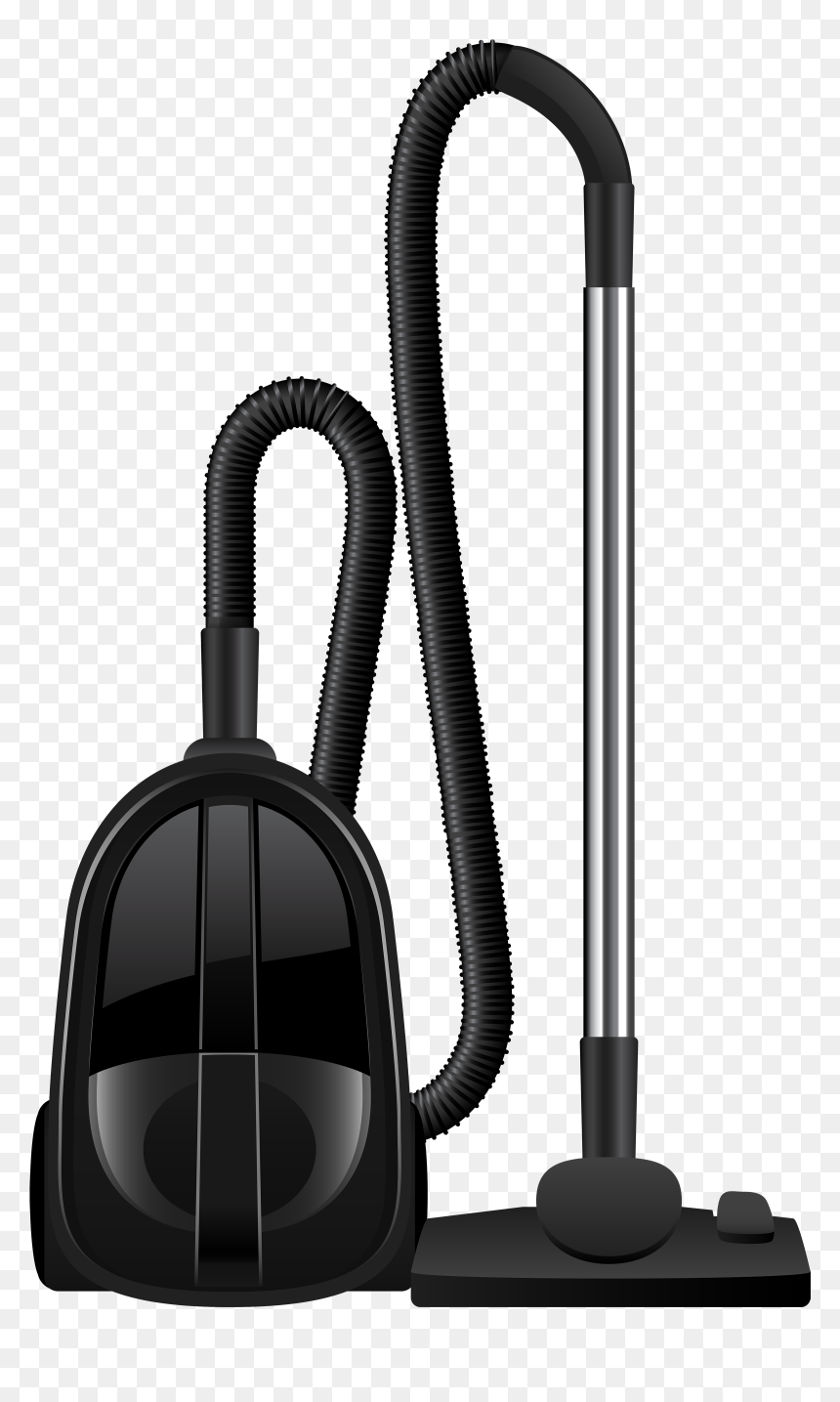 Black Vacuum Cleaner Png Clipart - Vacuum Cleaner Clipart Png, Transparent Png - home appliances png images