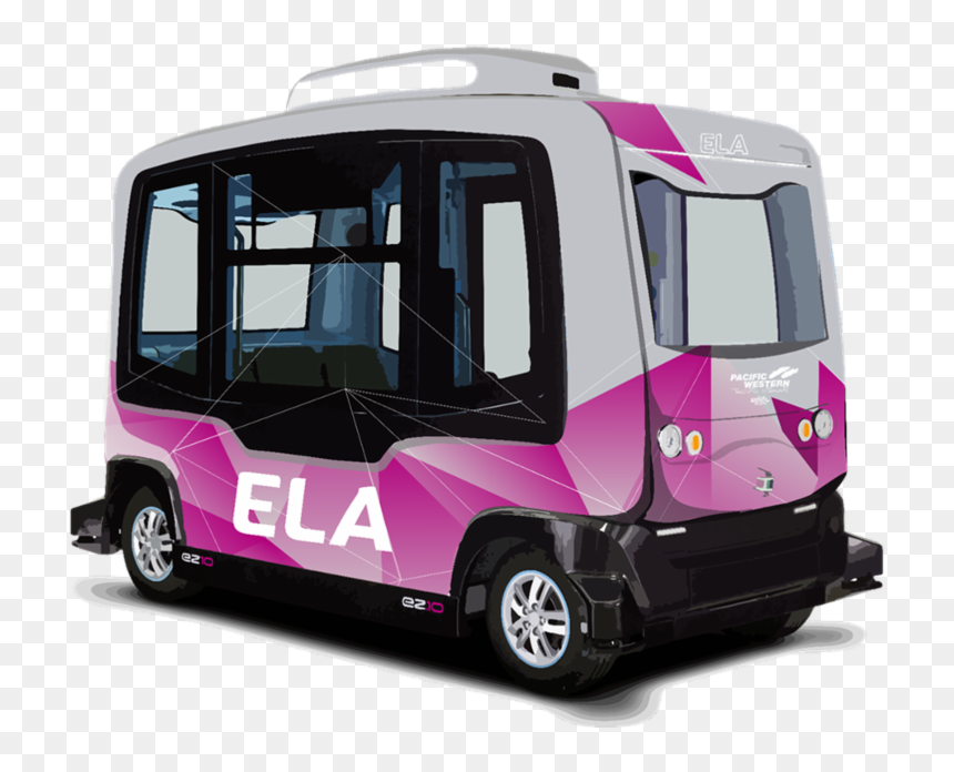 Come Ride Away With Ela - Self Driving Bus Edmonton, HD Png Download - ela png