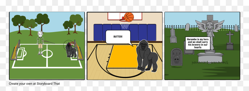 Newton's Third Law, HD Png Download - harambe.png