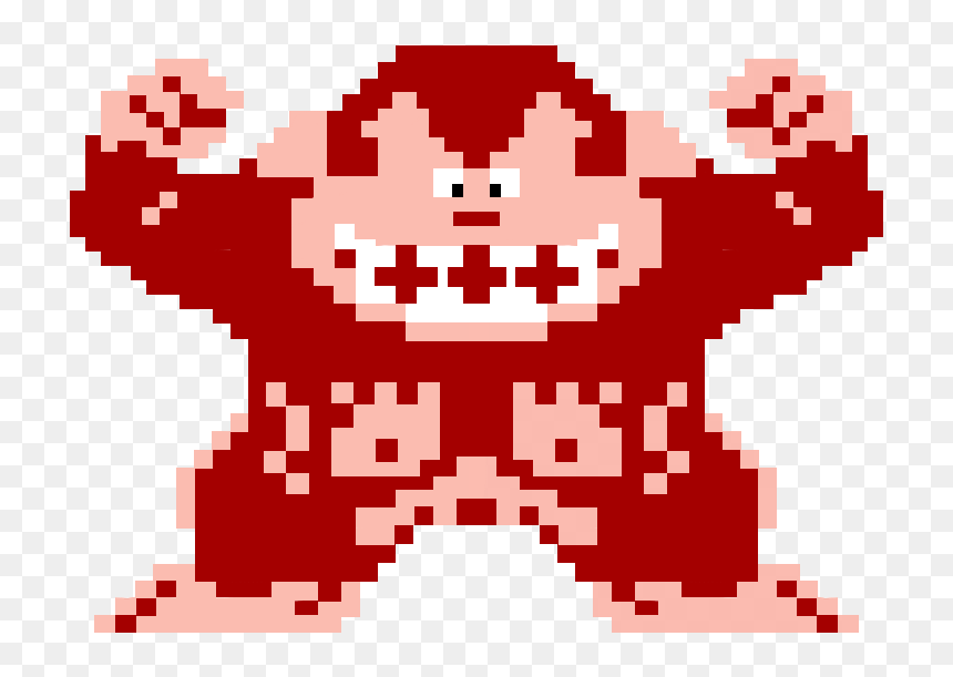 Transparent Donkey Kong Png - Donkey Kong 8 Bits Png, Png Download - donkey kong arcade png