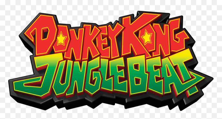Donkey Kong Jungle Beat Logo, HD Png Download - donkey kong arcade png