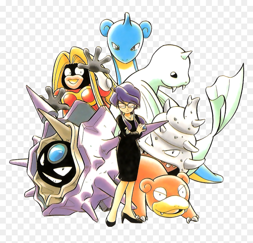 Pokemon Lorelei Red Blue, HD Png Download - dewgong png