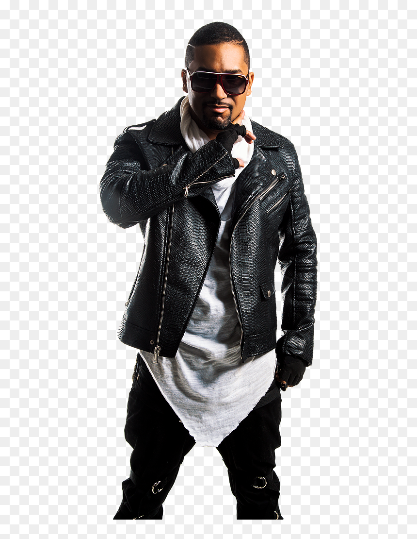 Transparent Romeo Santos Png - Leather Jacket, Png Download - romeo santos png
