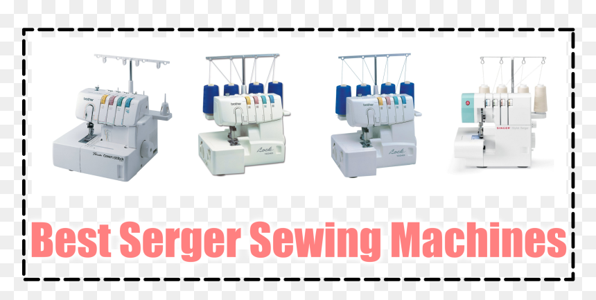 Best Serger Sewing Machines - Machine Tool, HD Png Download - sewing stitches png