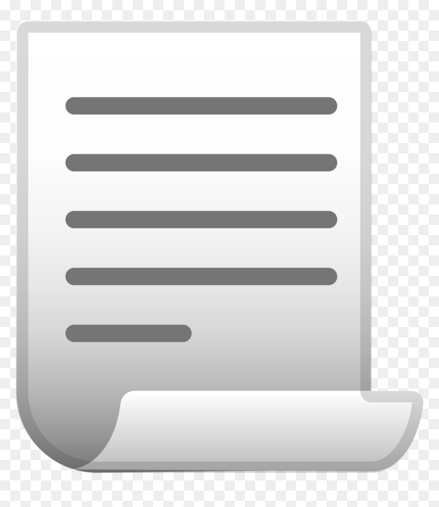 Page With Curl Icon - 📃 Emoji, HD Png Download - swap icon png