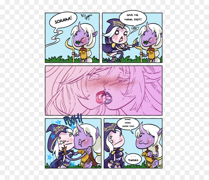 Soraka Give Me Mana - League Of Legends Comics Soraka, HD Png Download - soraka png