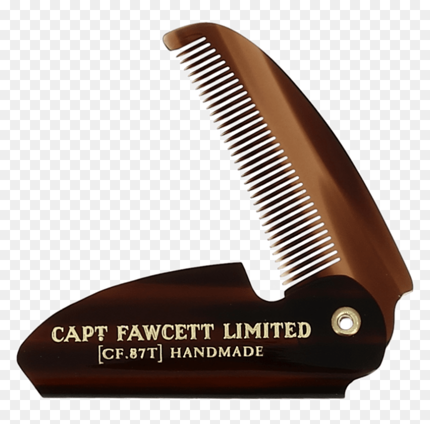 Captain Fawcett"s Folding Pocket Moustache Comb - Captain Fawcett, HD Png Download - captain cold png