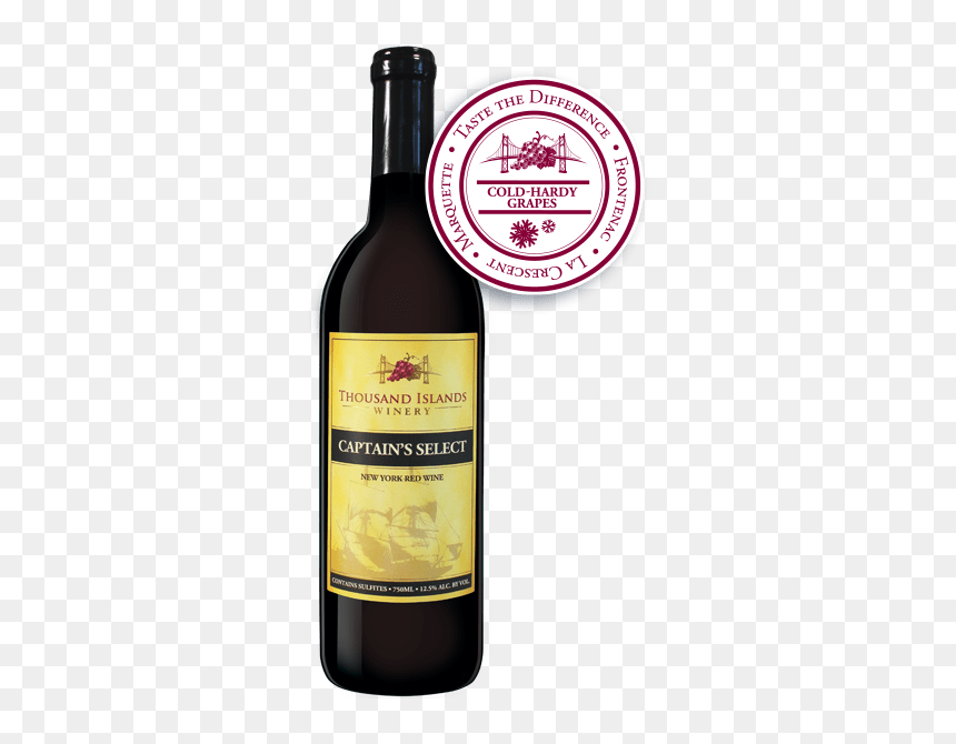 Captain"s Select Wine Bottle - Glass Bottle, HD Png Download - captain cold png