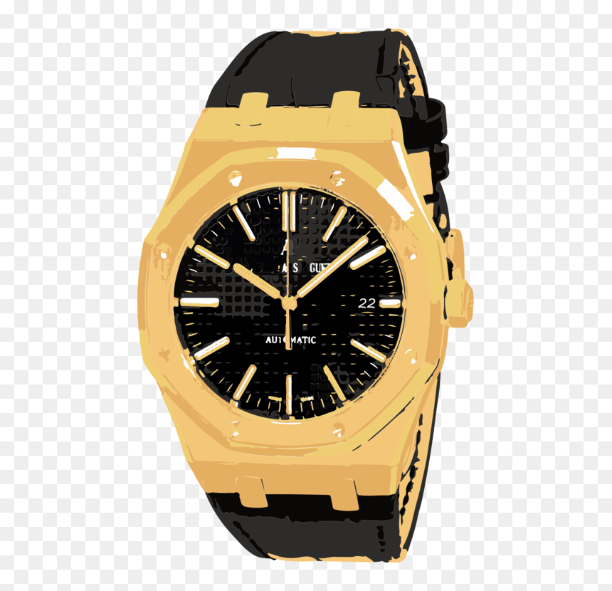 See Clipart Watch Dial - Ap Royal Oak Leather, HD Png Download - watch dial png