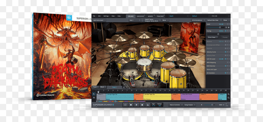 Toontrack Death & Darkness Sdx, HD Png Download - flower hair band png