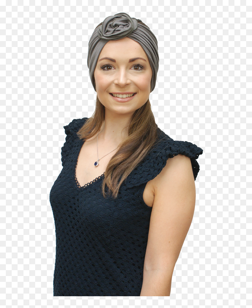 Wide Headband For Thinning Hair - Girl, HD Png Download - flower hair band png