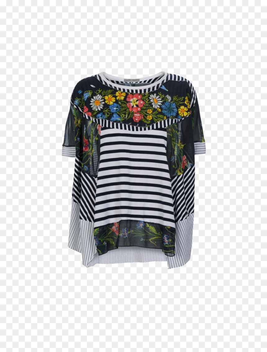 Blouse, HD Png Download - round floral png