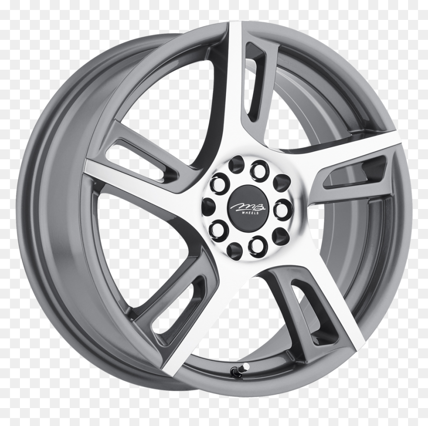 Mb Wheels Vector Wheels Multi Spoke Painted Passenger - Wheels Vector Png, Transparent Png - wheel vector png