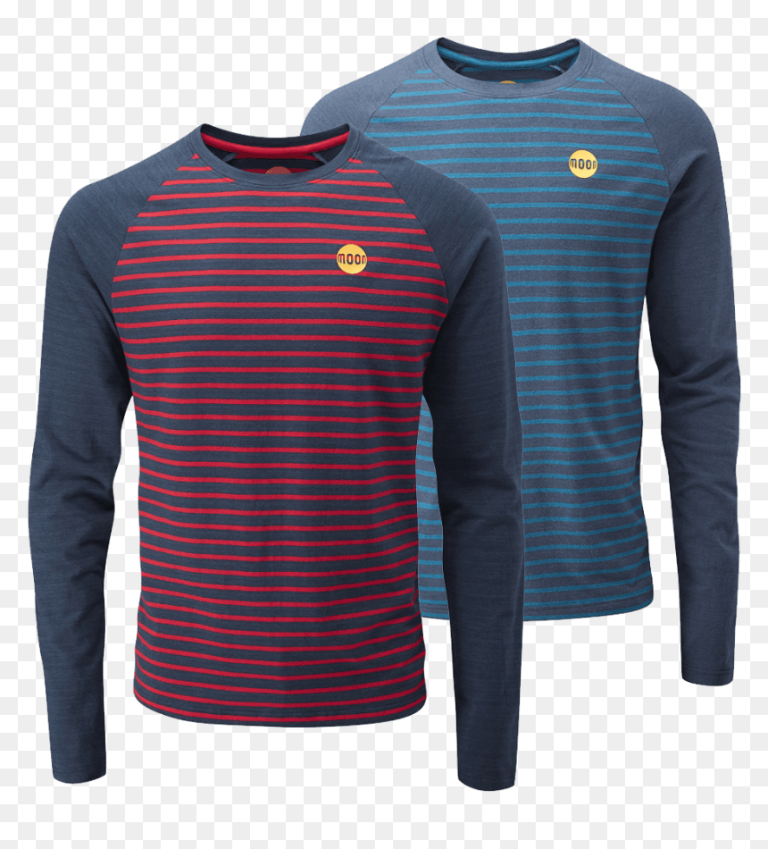Bamboo Striped Long Sleeve T-shirts - Jacket, HD Png Download - casual shirt png