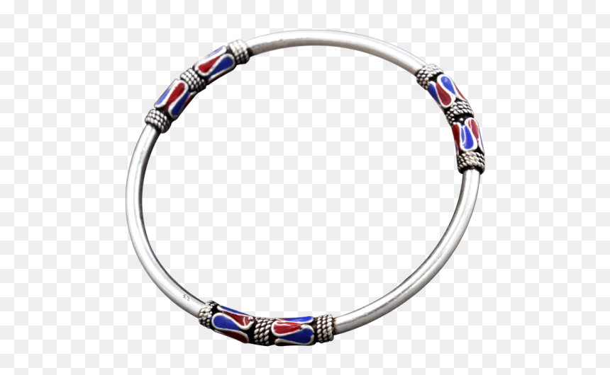 Luo Linglong S925 Sterling Silver Pearl Fashion Women - Bangle, HD Png Download - bangles images png