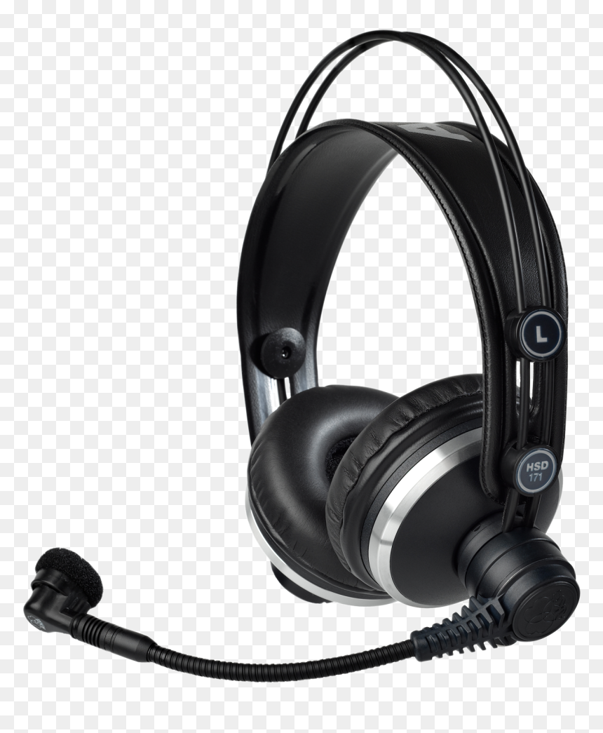 Akg Headphones With Microphone, HD Png Download - head set png