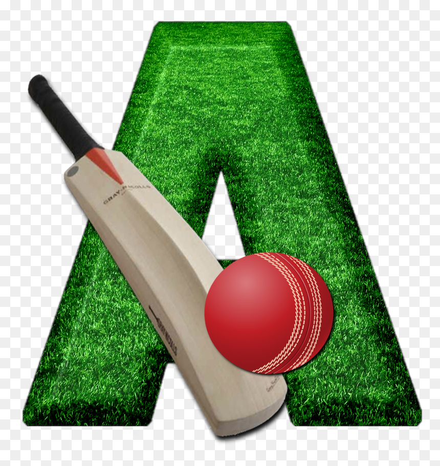 Alfabeto Futebol Png, Transparent Png - cricket bat ball png