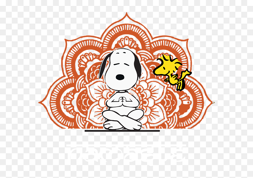 Snoopy Yoga, HD Png Download - namaste images png