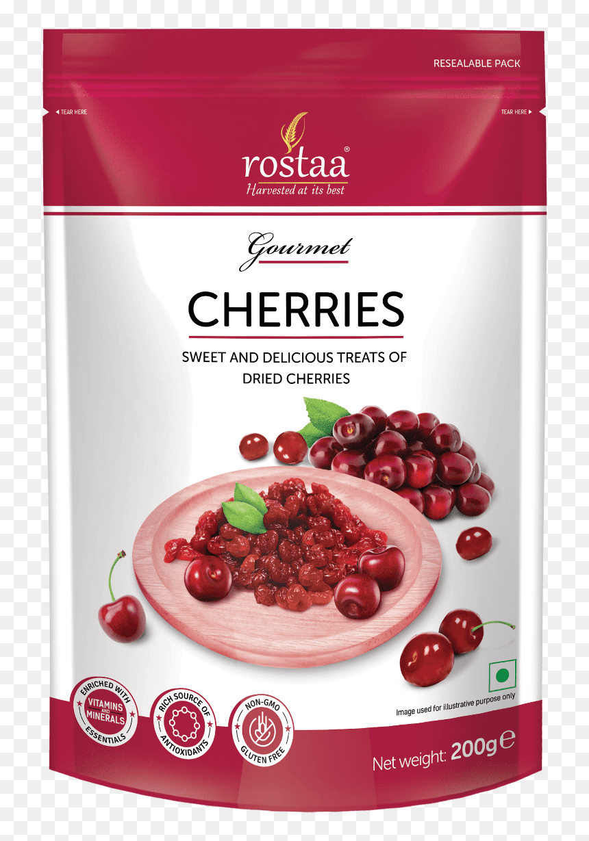 Text - Rostaa Cranberry, HD Png Download - cherry fruit png