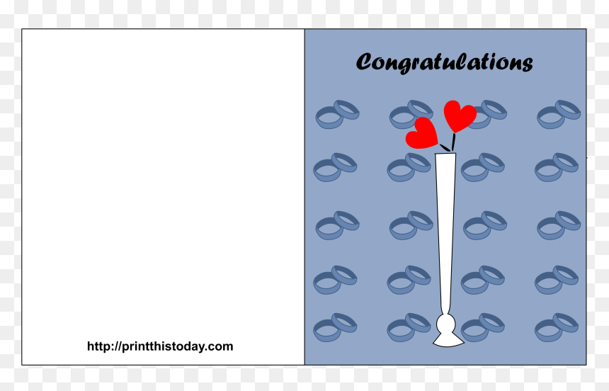 Greeting Card, HD Png Download - marriage wishes png
