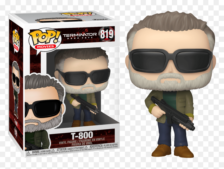 Funko Pop Terminator Dark Fate, HD Png Download - terminator half face png