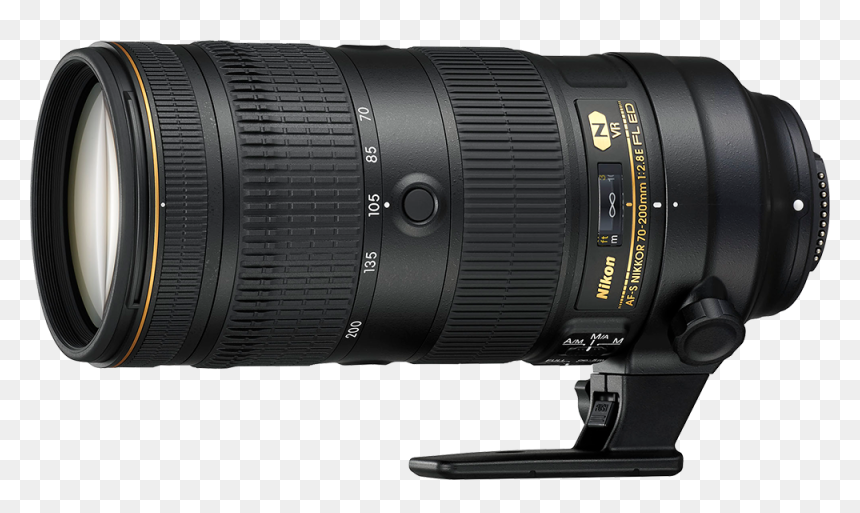 Photo Of Af S Nikkor 70 200mm F/2 - 70 200 2.8 Nikon, HD Png Download - dslr camera lens png