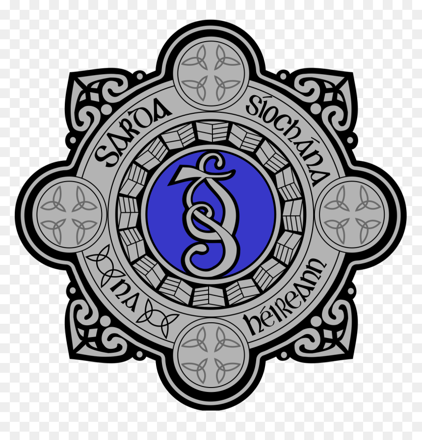 Garda Siochana Logo, HD Png Download - whatsapp sign png