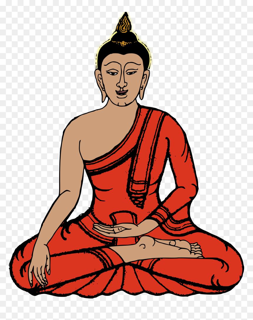 Standing,fictional Character,neck - Buddhism Clipart, HD Png Download - gautam buddha images png
