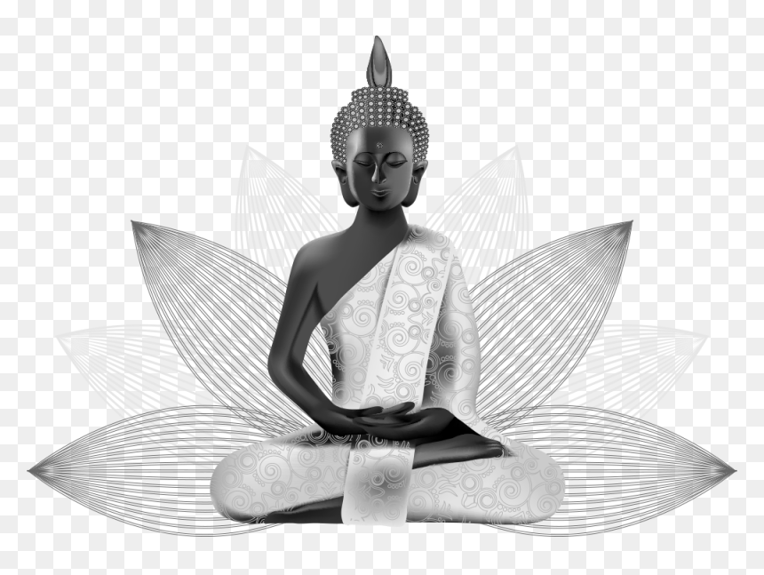 And On United Altered Lotus Buddhist States Clipart - Buddha Lotus Vector Png, Transparent Png - gautam buddha images png